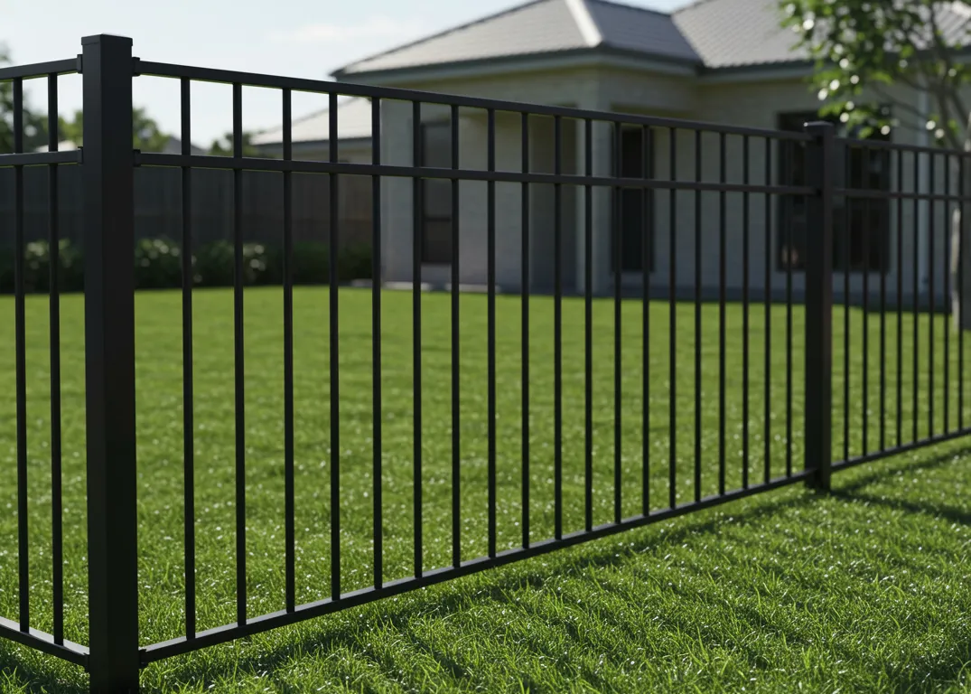 Classical residential fence