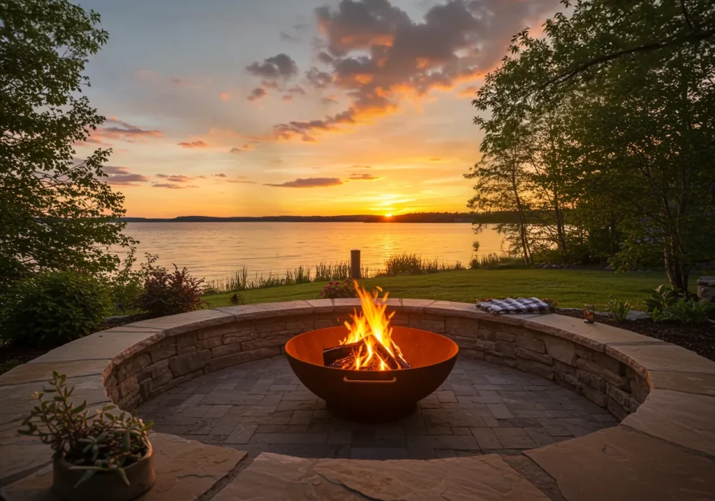 firepit corten place