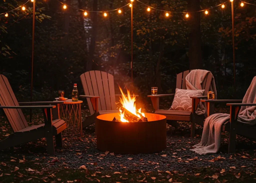 simple corten firepit