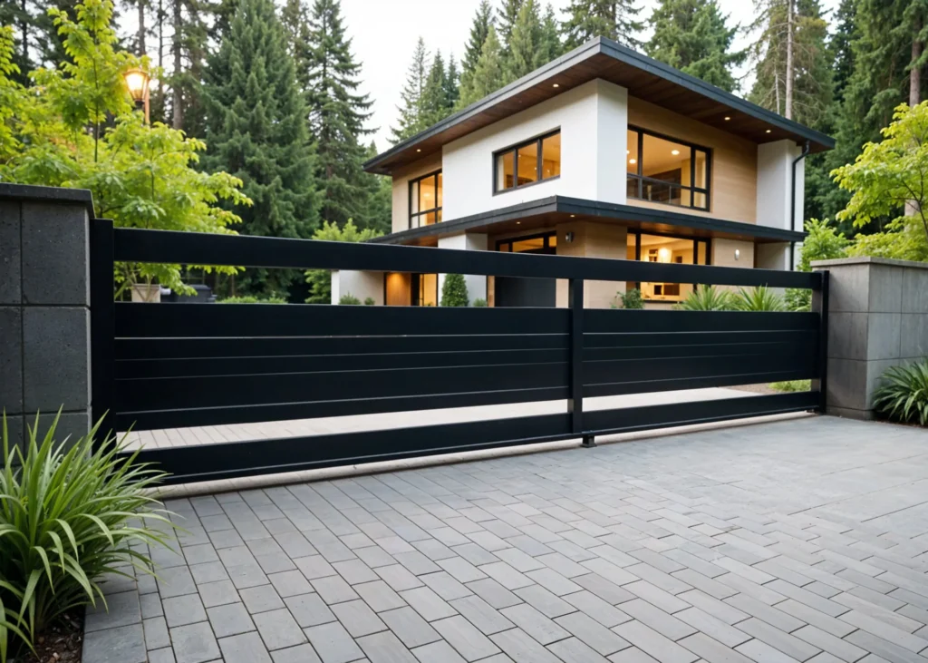 sliding driveway gates