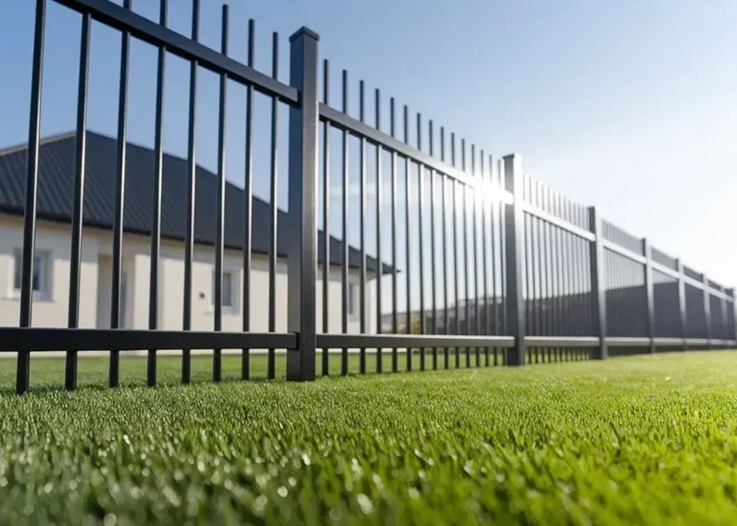 classical vertical black fence