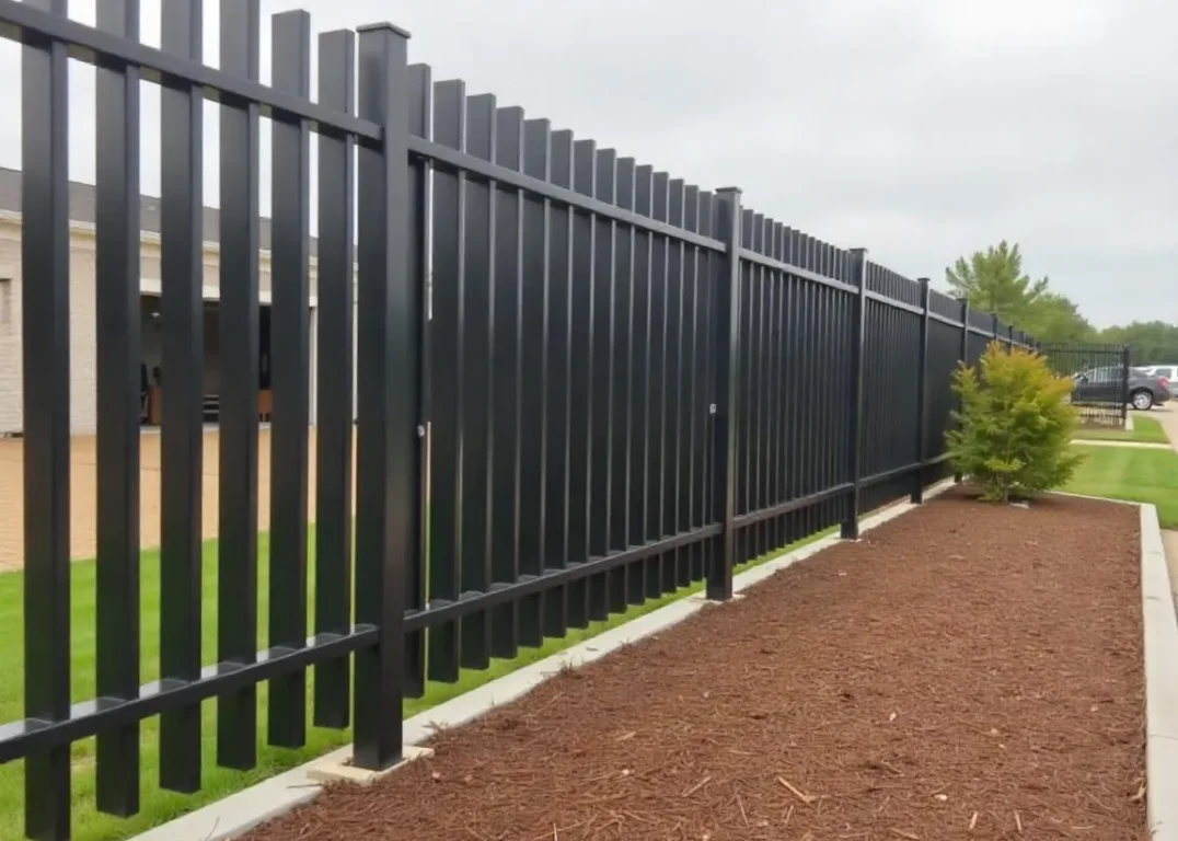 black blade vertical fence